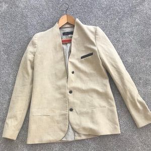 Cream color Zara blazer